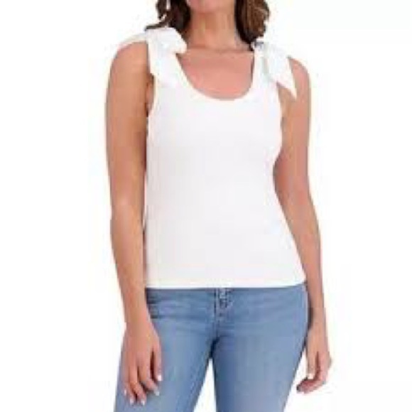 French Connection Bow Tank Top - Picture 1 of 3